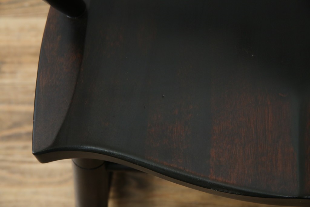 和製ヴィンテージ　希少モデル!!　松本民芸家具　51B型　美しい曲線が魅力のロッキングチェア　定価約18万1千円相当　(R-085228)