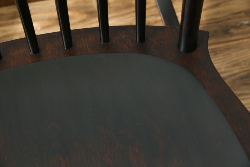 和製ヴィンテージ　希少モデル!!　松本民芸家具　51B型　美しい曲線が魅力のロッキングチェア　定価約18万1千円相当　(R-085228)