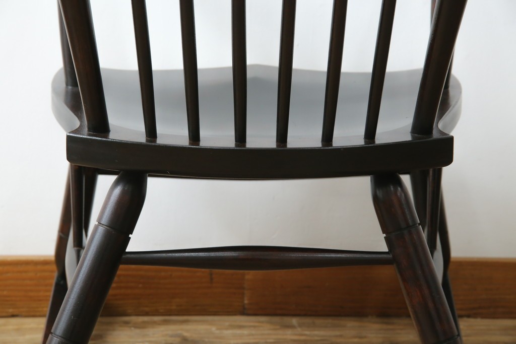 和製ヴィンテージ　希少モデル!!　松本民芸家具　51B型　美しい曲線が魅力のロッキングチェア　定価約18万1千円相当　(R-085228)