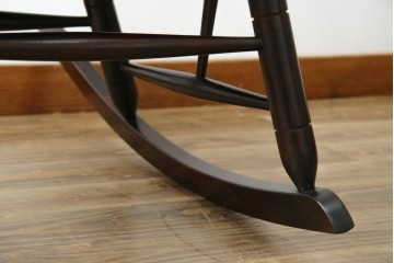 和製ヴィンテージ　希少モデル!!　松本民芸家具　51B型　美しい曲線が魅力のロッキングチェア　定価約18万1千円相当　(R-085228)