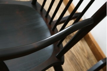 和製ヴィンテージ　希少モデル!!　松本民芸家具　51B型　美しい曲線が魅力のロッキングチェア　定価約18万1千円相当　(R-085228)