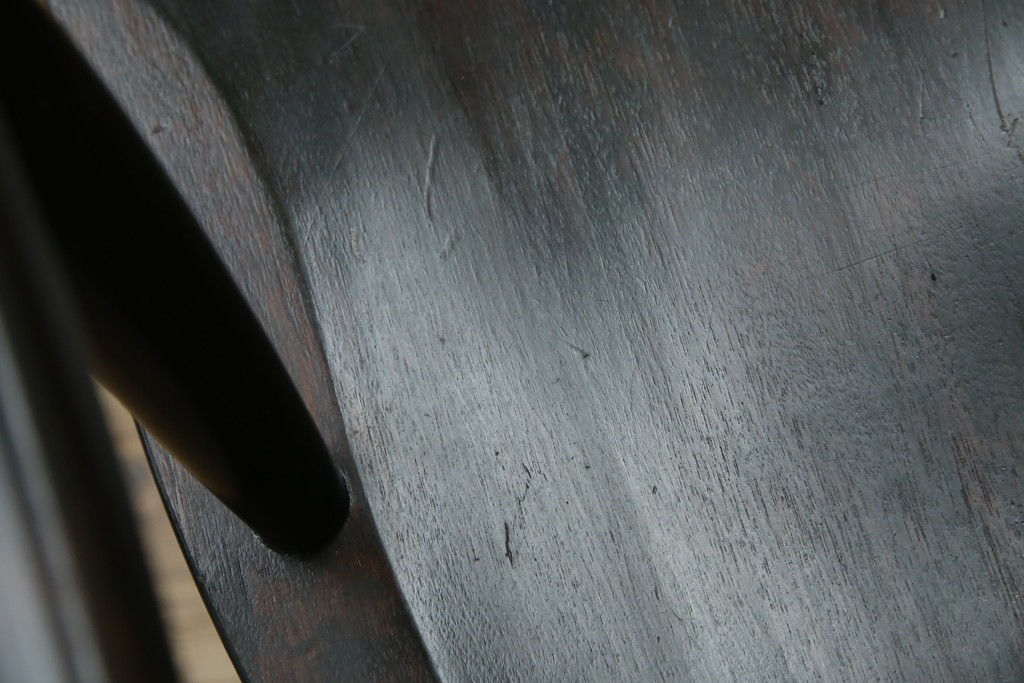 和製ヴィンテージ　希少モデル!!　松本民芸家具　51B型　美しい曲線が魅力のロッキングチェア　定価約18万1千円相当　(R-085228)