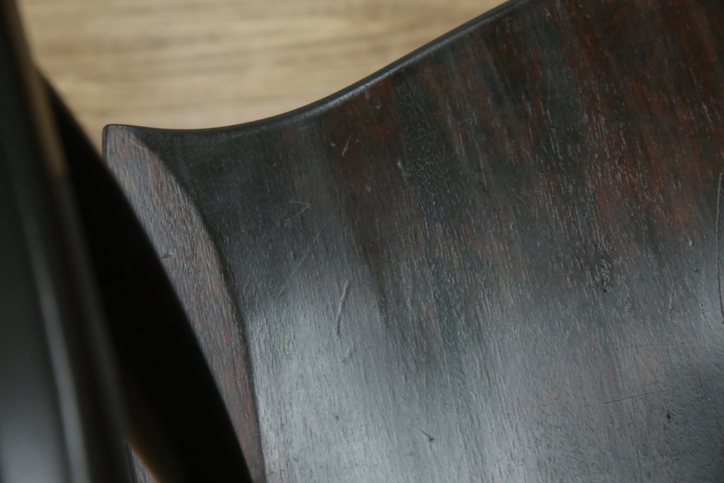 和製ヴィンテージ　希少モデル!!　松本民芸家具　51B型　美しい曲線が魅力のロッキングチェア　定価約18万1千円相当　(R-085228)