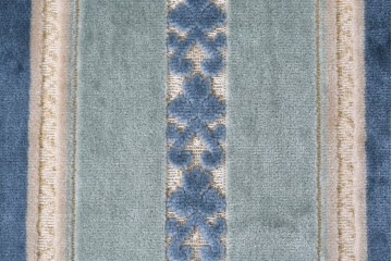 中古　超美品　アメリカ　DREXEL HERITAGE(ドレクセルヘリテイジ)　高級感のある織柄ファブリックが上品な三人掛けソファ　(R-085233)