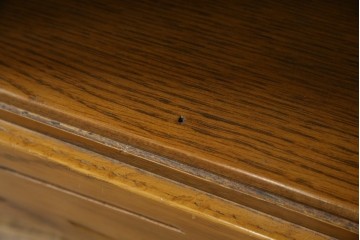 アメリカヴィンテージ　美品　DREXEL HERITAGE(ドレクセルヘリテイジ)　直線的でシンプルなデザインのサイドテーブル　(R-085236)