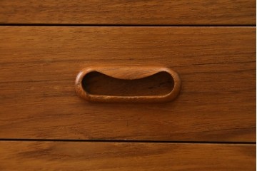 デンマークヴィンテージ　希少!!　アルネ・ヴォッダー(Arne Vodder)デザイン　洗練されたミッドセンチュリースタイルの拡張天板付きパートナーデスク　(R-085237)