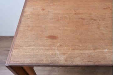 デンマークヴィンテージ　希少!!　アルネ・ヴォッダー(Arne Vodder)デザイン　洗練されたミッドセンチュリースタイルの拡張天板付きパートナーデスク　(R-085237)