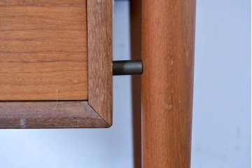 デンマークヴィンテージ　希少!!　アルネ・ヴォッダー(Arne Vodder)デザイン　洗練されたミッドセンチュリースタイルの拡張天板付きパートナーデスク　(R-085237)