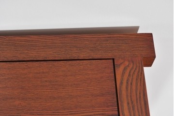 中古　超美品　引戸の木目が美しい水屋箪笥サイドボード　定価約36万円相当　(R-085240)