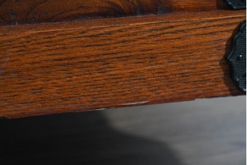 中古　超美品　引戸の木目が美しい水屋箪笥サイドボード　定価約36万円相当　(R-085240)