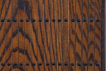 中古　超美品　引戸の木目が美しい水屋箪笥サイドボード　定価約36万円相当　(R-085240)