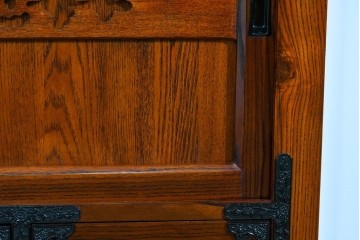 中古　超美品　和の空間に溶け込む上品な佇まいの水屋箪笥サイドボード　(R-085241)