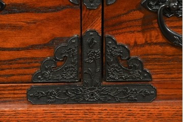 中古　超美品　和の空間に溶け込む上品な佇まいの水屋箪笥サイドボード　(R-085241)