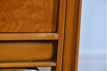 中古　美品　CLイタリア(CLItalia)社　繊細な装飾と優雅な象嵌が美しいキャビネット　定価推定約250万円以上　(R-085242)