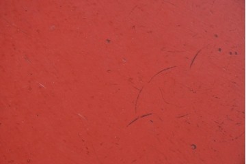 和製アンティーク　細部の意匠にこだわりが光る雅な朱塗りの丸座卓　(R-085245)