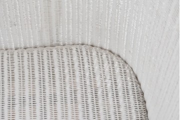 中古　美品　アンティーク家具ショップHandleオリジナル　Lusty's Japan LTD.　LLOYD LOOM(ロイドルーム)　Dessert(デザート)　背もたれの編み模様がアクセントのアームチェア　定価約13万3千円相当　(R-085249)