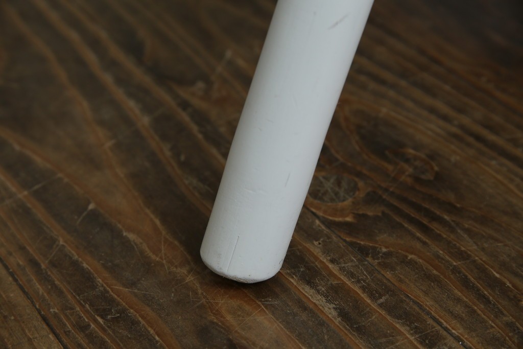 中古　美品　アンティーク家具ショップHandleオリジナル　Lusty's Japan LTD.　LLOYD LOOM(ロイドルーム)　Dinner(ディナー)　優しい白色の編み込みが魅力のアームチェア　定価約13万円　(R-085250)