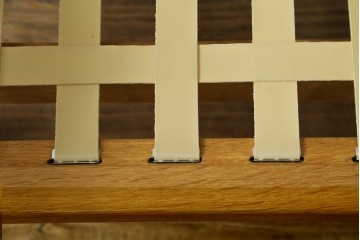 デンマーク家具　GETAMA(ゲタマ)　Hans J Wegner(ハンス・J・ウェグナー)　GE375　オーク材　美しい木肌と端正なフォルムのハイバックチェア　(R-085251)