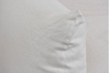 中古　arflex(アルフレックス)　MARENCO(マレンコ)　ふっくらとしたフォルムで座り心地も抜群な麻カバーの1人掛けソファ　(R-085253)