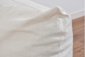 中古　arflex(アルフレックス)　MARENCO(マレンコ)　ふっくらとしたフォルムで座り心地も抜群な麻カバーの1人掛けソファ　(R-085253)