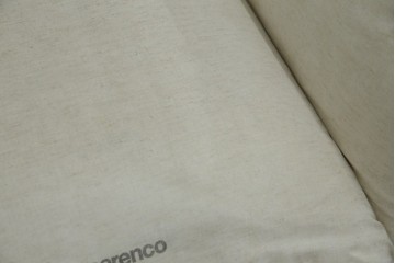 中古　arflex(アルフレックス)　MARENCO(マレンコ)　ふっくらとしたフォルムで座り心地も抜群な麻カバーの1人掛けソファ　(R-085253)