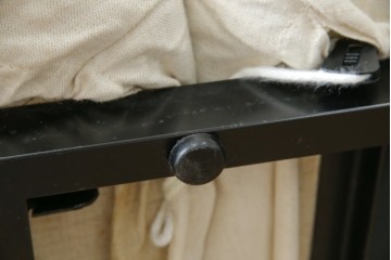 中古　arflex(アルフレックス)　MARENCO(マレンコ)　ふっくらとしたフォルムで座り心地も抜群な麻カバーの1人掛けソファ　(R-085253)