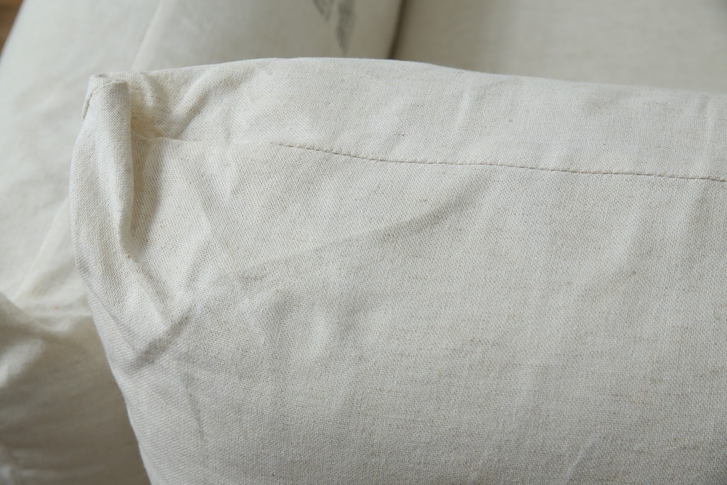 中古　arflex(アルフレックス)　MARENCO(マレンコ)　ふっくらとしたフォルムで座り心地も抜群な麻カバーの1人掛けソファ　(R-085253)