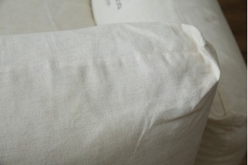 中古　arflex(アルフレックス)　MARENCO(マレンコ)　ふっくらとしたフォルムで座り心地も抜群な麻カバーの1人掛けソファ　(R-085253)