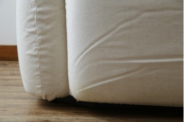 中古　arflex(アルフレックス)　MARENCO(マレンコ)　ふっくらとしたフォルムで座り心地も抜群な麻カバーの1人掛けソファ　(R-085253)