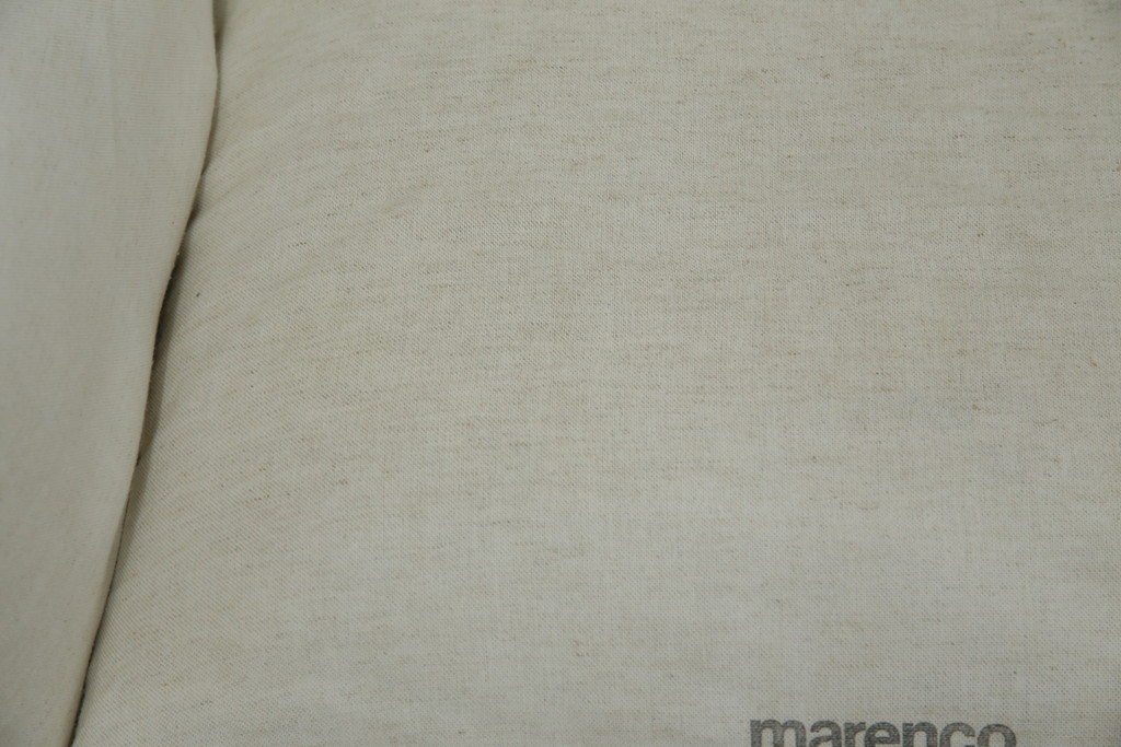 中古　arflex(アルフレックス)　MARENCO(マレンコ)　ふっくらとしたフォルムで座り心地も抜群な麻カバーの1人掛けソファ　(R-085253)