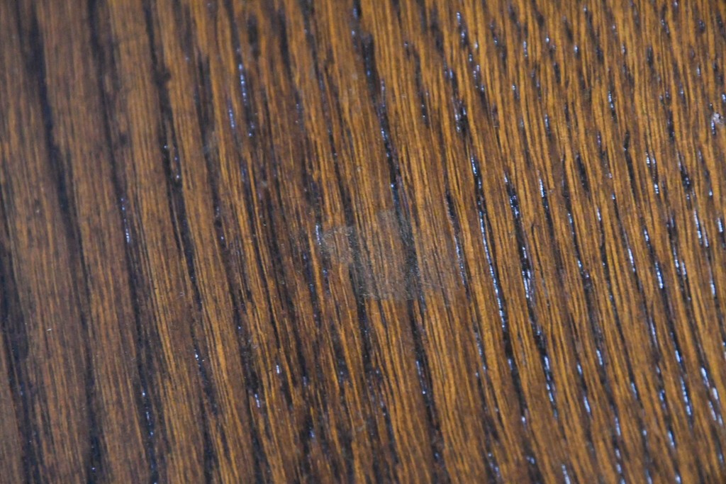 ベルギーヴィンテージ　オーク材　曲線的なフォルムがかわいらしい猫脚の片袖デスク　(R-085255)