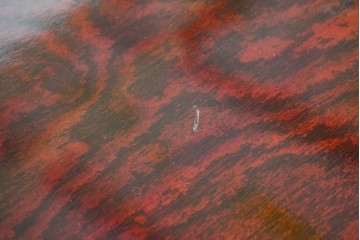 中古　美品　岩谷堂箪笥　木地呂塗り　重厚な手打ち金具が存在感を放つ二段重ね衣装箪笥　定価約180万円相当　(R-085257)