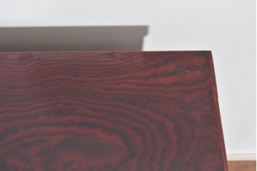 中古　美品　岩谷堂箪笥　木地呂塗り　重厚な手打ち金具が存在感を放つローチェスト　(R-085258)