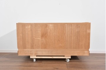 《天板取り付け加工費込み》中古　名店‼ 　桔梗屋箪笥店　伝統工芸師  加藤隆康作　品のある木目が際立つ桐箪笥ローチェスト　(R-085265)