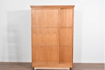 中古　美品　横浜クラシック家具 ダニエル(Daniel)　Etranger(エトランジェ)　E-101　優美なフレーム装飾が映えるワードローブ　定価約140万円相当　(R-085269)