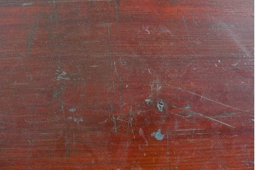 和製アンティーク　明治大正期　杉材　漆塗り　金具装飾が映える佐渡箪笥ローチェスト　(R-085272)