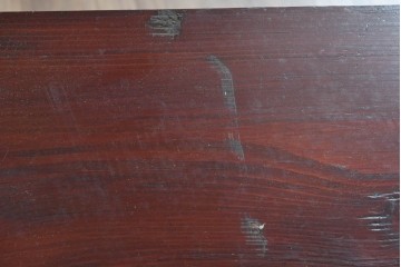 和製アンティーク　明治大正期　杉材　縁起物をあしらった金具が魅力的な佐渡箪笥ローチェスト　(R-085273)