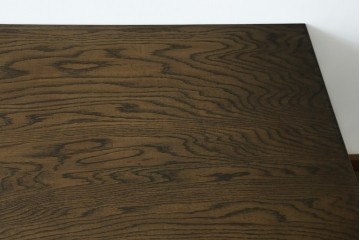 和製ヴィンテージ　神戸洋家具　ナラ材　単独使用可能なサイドキャビネット付きデスク　(R-085274)