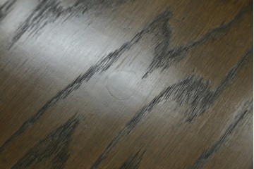 和製ヴィンテージ　神戸洋家具　ナラ材　単独使用可能なサイドキャビネット付きデスク　(R-085274)