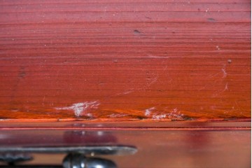 和製アンティーク　明治大正期　前面欅(ケヤキ)材　重厚な金具に木肌の美しさが映える合わせ一間の仙台箪笥　(R-085279)