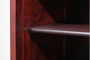 中古　美品　九州民芸家具　木肌の豊かな木目と格子が調和する上質な水屋箪笥サイドボード　(R-085283)