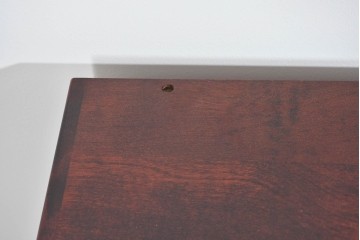 中古　美品　九州民芸家具　木肌の豊かな木目と格子が調和する上質な水屋箪笥サイドボード　(R-085283)