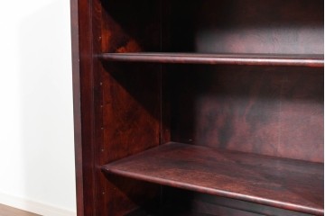 中古　美品　九州民芸家具　整った格子と使いやすい棚構成が魅力の水屋箪笥サイドボード　(R-085284)