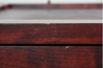 中古　美品　九州民芸家具　整った格子と使いやすい棚構成が魅力の水屋箪笥サイドボード　(R-085284)