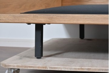 中古　ACME Furniture(アクメファニチャー)　CORONADO SOFA(コロナドソファ)　存在感のある木枠デザインの3人掛けソファ　定価約34万円　(R-085285)