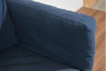 中古　ACME Furniture(アクメファニチャー)　CORONADO SOFA(コロナドソファ)　存在感のある木枠デザインの3人掛けソファ　定価約34万円　(R-085285)