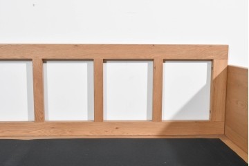 中古　ACME Furniture(アクメファニチャー)　CORONADO SOFA(コロナドソファ)　存在感のある木枠デザインの3人掛けソファ　定価約34万円　(R-085285)