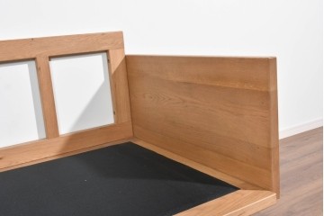 中古　ACME Furniture(アクメファニチャー)　CORONADO SOFA(コロナドソファ)　存在感のある木枠デザインの3人掛けソファ　定価約34万円　(R-085285)