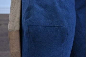 中古　ACME Furniture(アクメファニチャー)　CORONADO SOFA(コロナドソファ)　存在感のある木枠デザインの3人掛けソファ　定価約34万円　(R-085285)