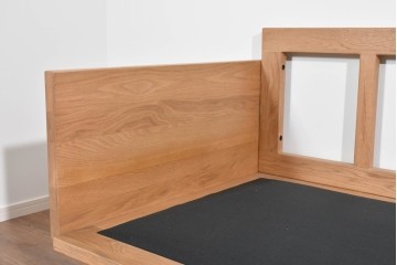 中古　ACME Furniture(アクメファニチャー)　CORONADO SOFA(コロナドソファ)　存在感のある木枠デザインの3人掛けソファ　定価約34万円　(R-085285)